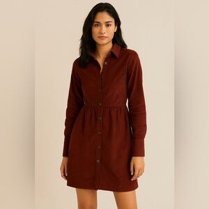 Nine West Terracotta Corduroy Jacket